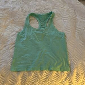 Lululemon Athletica Light Green Tank Top